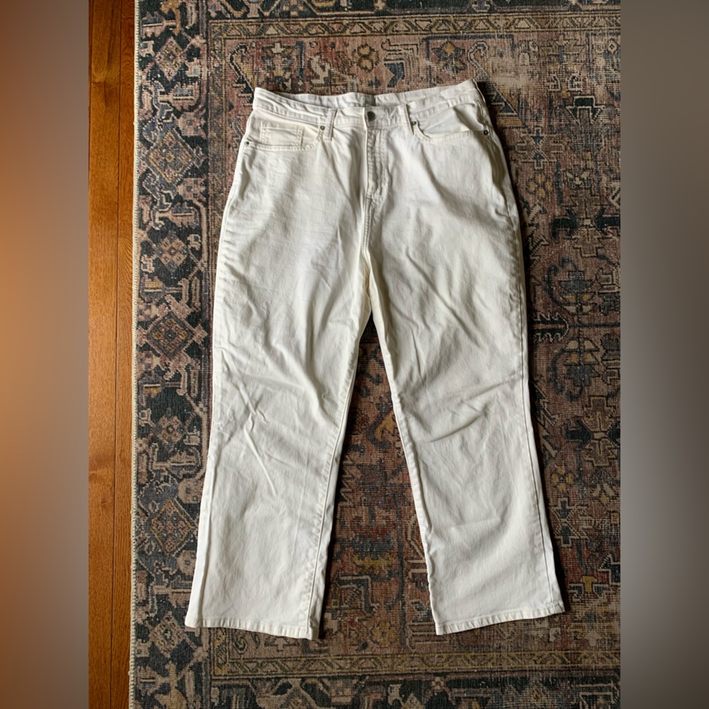 A New Day Cream High Waist cropped pants